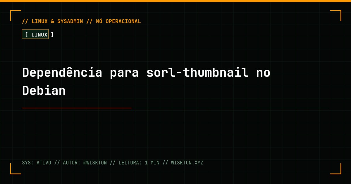 Dependência para sorl-thumbnail no Debian
