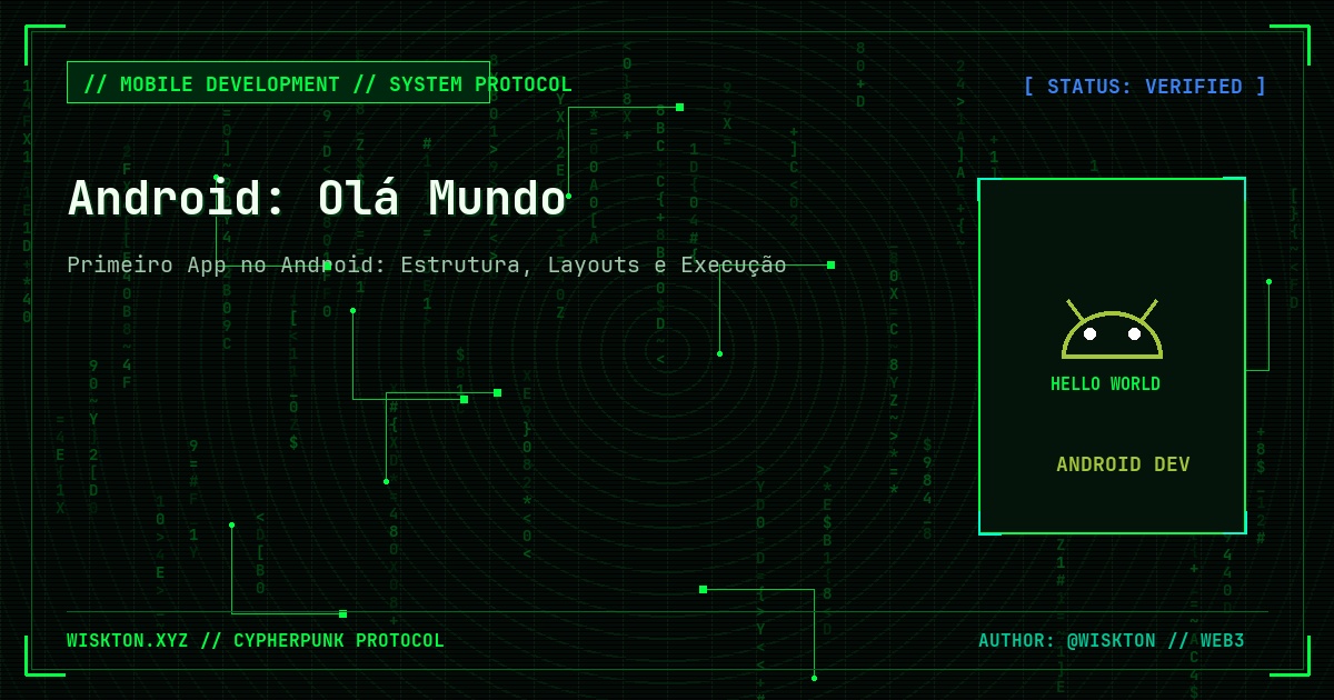 Tutorial Android - Olá Mundo